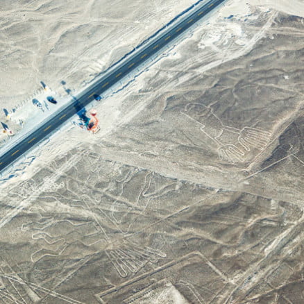 Overflying Nazca Lines